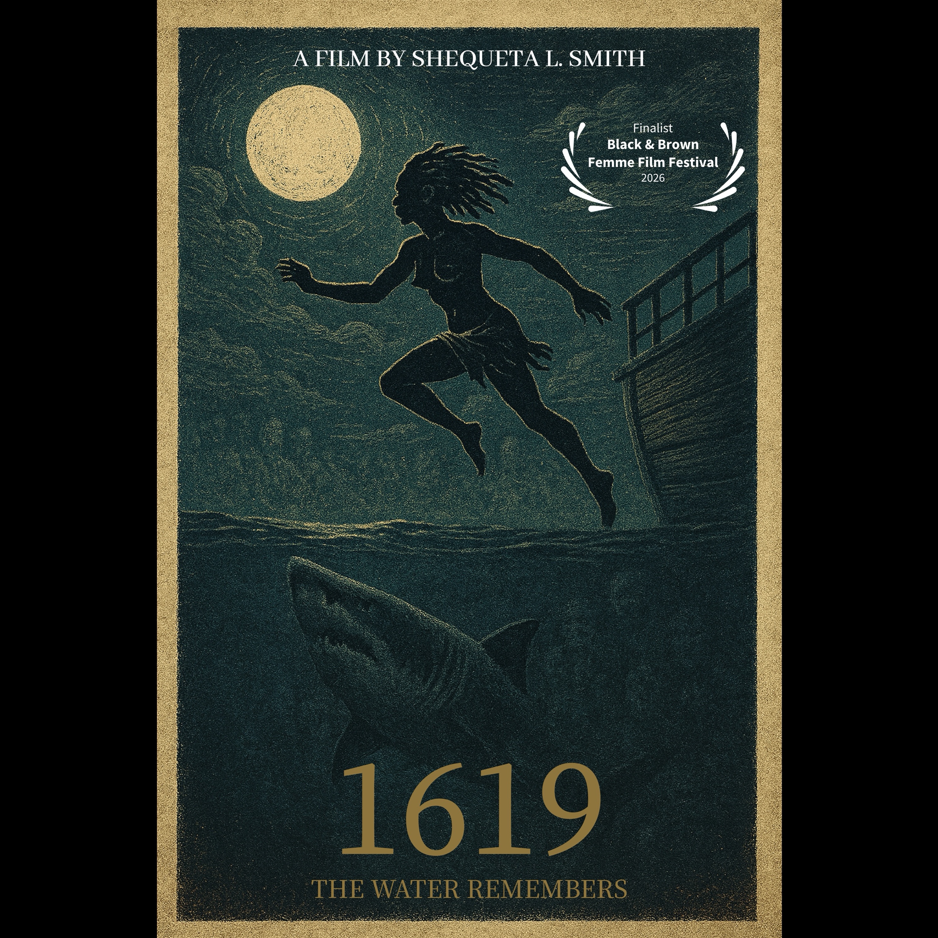 Just found out that my experimental AI short film 1619 has been selected as a semifinalist for the 2026 Black & Brown Femme Film Festival and will be screening in Chicago this summer! 🥹🎬

Oddly enough, this project was inspired by two very different obsessions of mine: sharks 🦈 and the history of my ancestors during the Middle Passage of chattel slavery. Did you know sharks still swim along many of the same routes the slave ships once traveled?

As someone who has spent years fascinated by sharks and ocean behavior, I started thinking deeply about the terror of crossing the Atlantic during slavery, not just emotionally, but physically. The vastness of the ocean. The unknown beneath the water. The fear. The survival.

That curiosity became 1619.

This project was also an experiment in using AI filmmaking tools to visually explore ancestral memory, trauma, survival, and imagination in a way I had never attempted before.

Very grateful that this strange little film, born from history, horror, and my insatiable curiosity, is continuing to connect with people. And I can’t wait for my Chi Town folks to see it on the big screen in July! ❤️

#1619 #AIFilmmaking #sharks #slavery
